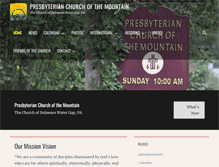 Tablet Screenshot of churchofthemountain.org